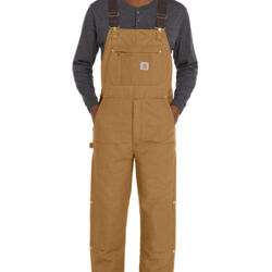 Short Firm Duck Insulated Bib Overalls Thumbnail