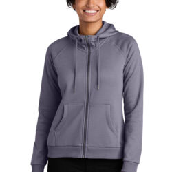 Women's Organic CVC Fleece Full Zip Hoodie Thumbnail