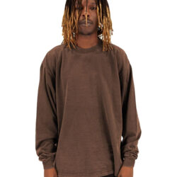 Unisex Max Heavyweight Garment-Dyed Long Sleeve T-Shirt Thumbnail