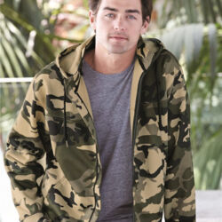 Unisex Poly-Tech Full-Zip Hooded Sweatshirt Thumbnail