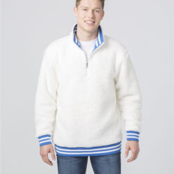 Unisex Varsity Sherpa Quarter-Zip Pullover Thumbnail