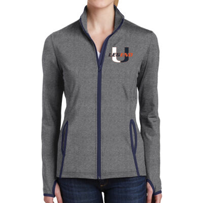 Unified - Ladies Sport Wick ® Stretch Contrast Full Zip Jacket Thumbnail