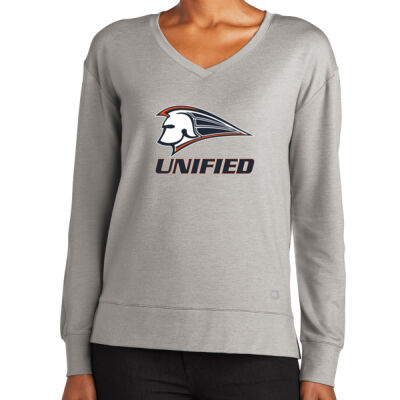 Unified - Ladies Luuma Flex Long Sleeve V Neck Thumbnail
