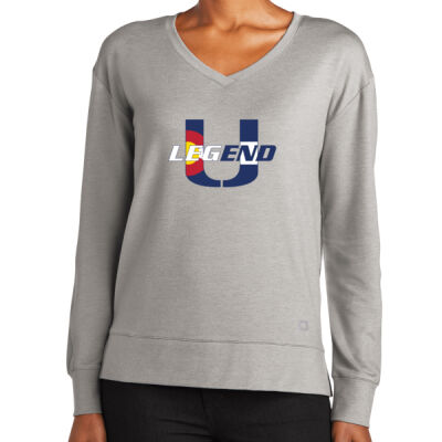 Colorado Unified - Ladies Luuma Flex Long Sleeve V Neck Thumbnail