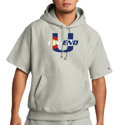 Colorado Unified - Reverse Weave ® Short Sleeve Hooded Sweatshirt Thumbnail
